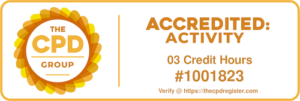CPD Accredited Course #1001823 - 3 CPD Credits